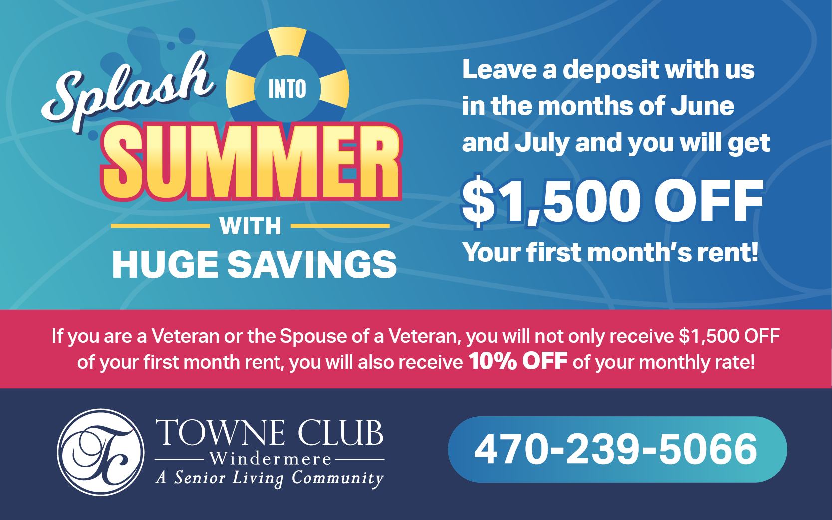 Towne Club Windermere Cumming GA Senior Living Retirement